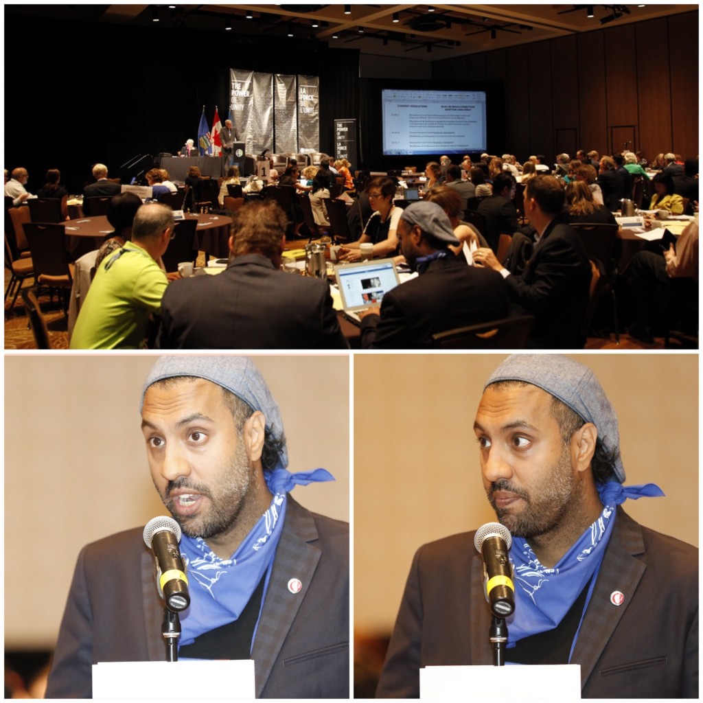 Omar Ha-Redeye at the CBA Council