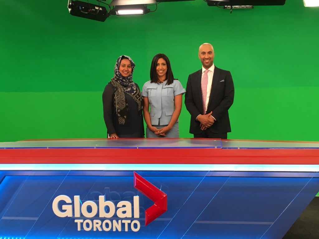 From Left: Safiah Chowdhury, Farah Nasser, Omar Ha-Redeye